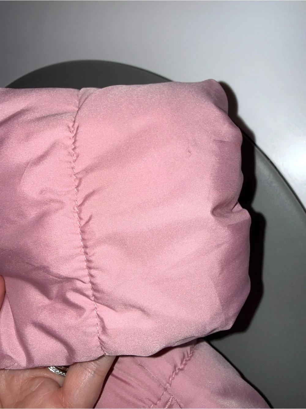 The Children's Place Pink Puffer Jacket with Hood